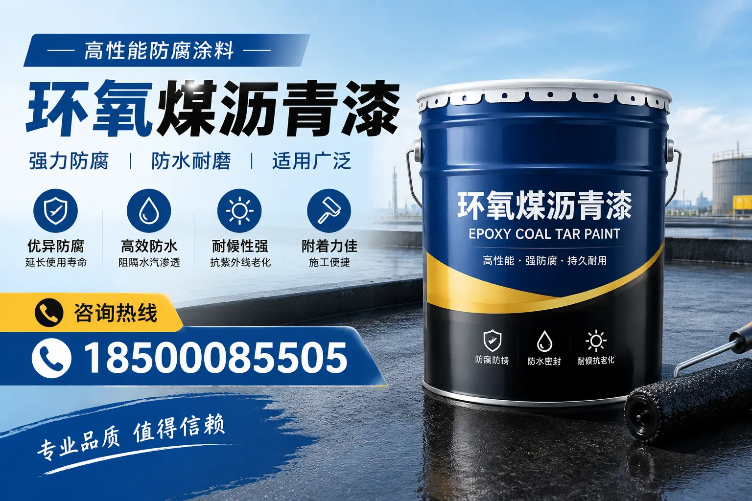 环氧煤沥青漆的主要成分与功能，长沙用户深度了解